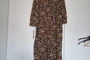 Animal print jumpsuit