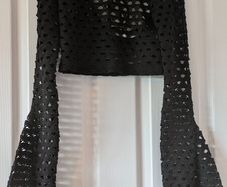 bershka lacey bolero top
