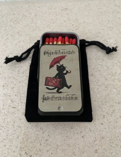 Black Cat Match Box