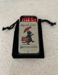 Black Cat Match Box