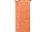 Garden Storage Shed 71x60x213 cm Wood