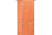 Garden Storage Shed 71x60x213 cm Wood