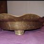 Antique solid brass Chinese bowl with Dragon design Image 6