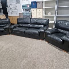 3+1+1 Real leather