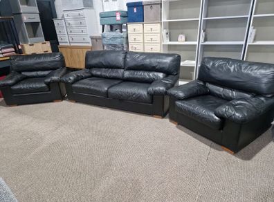 3+1+1 Real leather