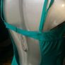 Marine green padded swimsuit size UK20 EU48 Cup DD Perfect condition Postage included Image 3