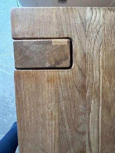 Solid wood TV stand