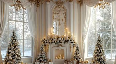 Christmas photo backdrop