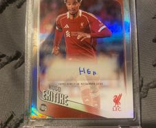 Hugo Ekitike Liverpool FC Auto Football Card