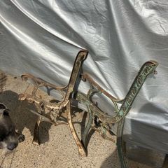 2 sets of garden bench ends