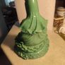 Hindu gods, Chinese gods stamped on base and back Name of Buddha: Guan Yin Buddha statue, jade colour, lap width 18 CM. 25 CM. Tall Image 10