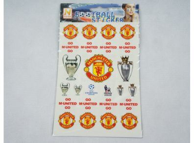Manchester United stickers  decal set