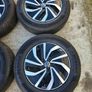15" Genuine VW Polo 5x100 + Tyres Image 2