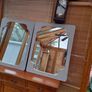 2 Large Matching Velvet Mirrors - Only 55 Each Image 5