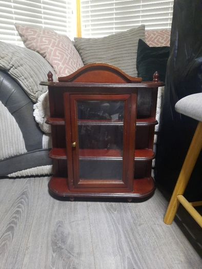 vintage display cabinet