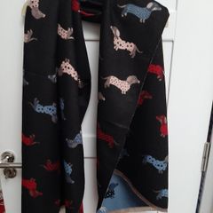 Dachshund print scarf BNWT
