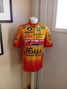 santini cycling jersey circa 1998
