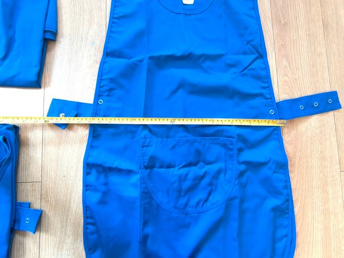 apron blue new , set of 5 aprons