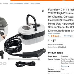 Steam cleaner, never used.