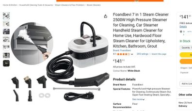 Steam cleaner, never used.