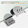 Neoteck Glass Clamps, 8 Pack, 8-10mm, 304 Stainless Steel Image 3