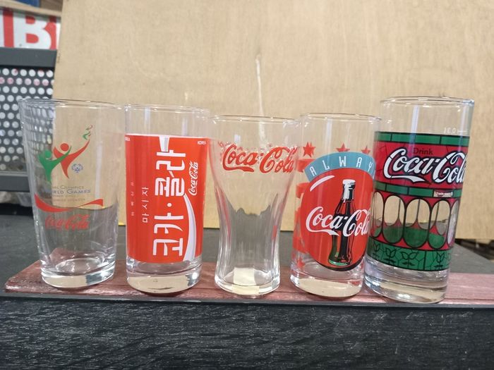 coke  glasses  collection