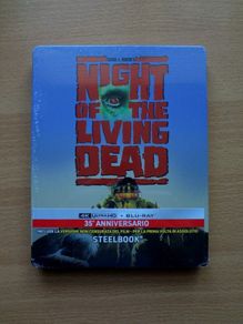 Night Of The Living Dead (1990 Remake) 4K & Blu Ray Steelbook