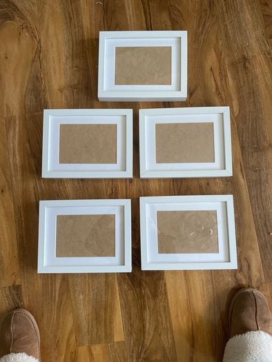 5 photo frames