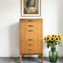 Vintage Retro Mid Century Tallboy/Chest of Drawers Image 6