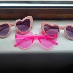 Pink Heart sunglasses - adult size