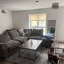 large corner sofa & pouffe Image 2