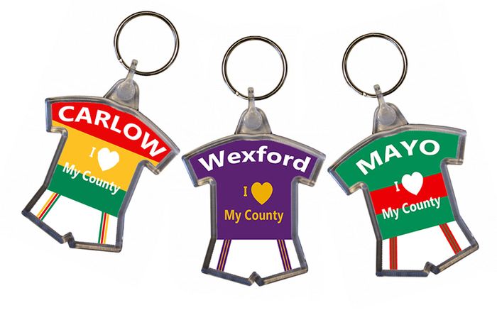 County Colours Keyrings