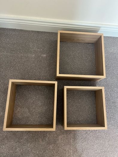 Trio of shelves