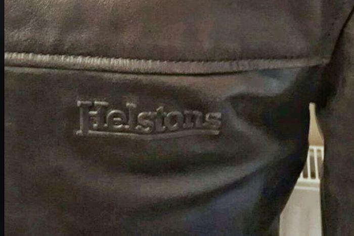 Helstons leather biker's motocycle jacket