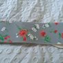 80s 90s Vintage Floral High Waist Belt With Gold Clasp Image 4