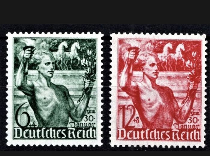 Germany - 1938 Hitler Youth - Full Set - Mint Never Hinged