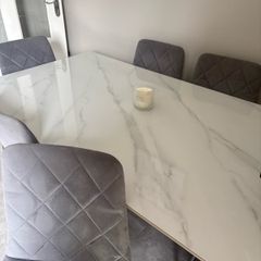 dining table and chairs