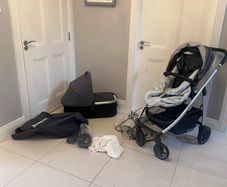 Uppababy Stroller and carrycot and accessories