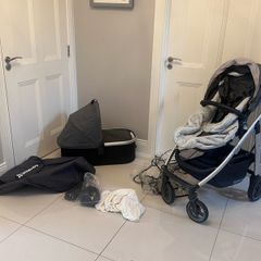 Uppababy Stroller and carrycot and accessories