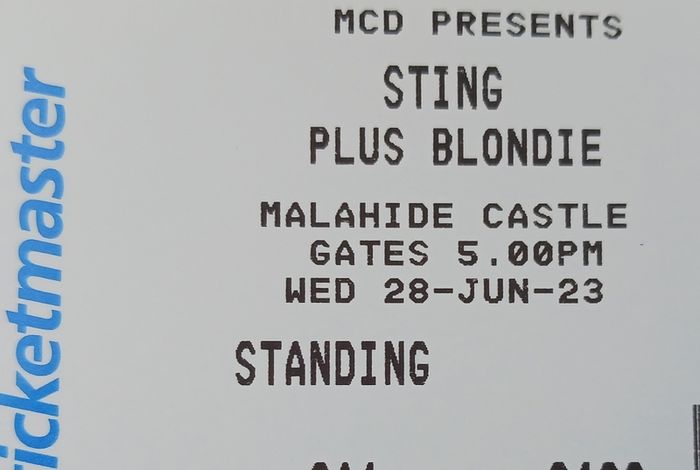 Sting 2 Tickets For Sale in Cherry Orchard, Dublin from violator