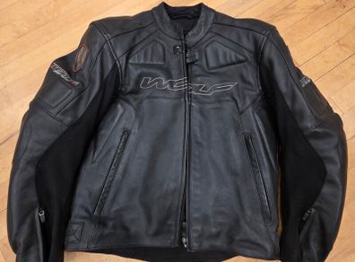 Wolf Titanium Leather Jacket