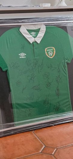 Signed Framed Ireland Euro 2016 Shirt