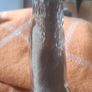 Vintage German Kefla Clear Glass Horse Bottle Image 2