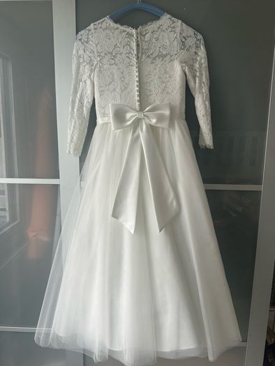Ivory Flowergirl Dress Age 8