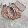 Antique Metal Tool Box Image 5