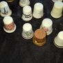 35 Old Collectible Thimbles some Enamel with Cloisonne decoration Postage or Collection Image 5