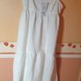 Ann Marie x New look dress long white textured tier maxi Size UK 6 EU 34  BRAND NEW BNWT womens Image 8