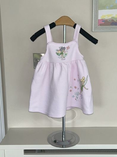 Baby Girls Pink Tinkerbell Dress from Primark  Age 9-12 months / EU 74cm