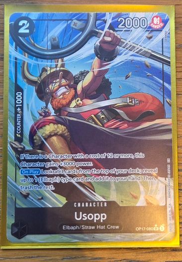 One Piece TCG OP-17 Usopp 080 SR