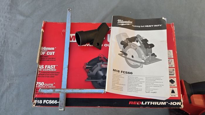 Milwaukee M18  FCS66 190mm circular saw body only